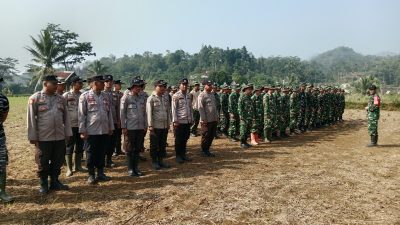 Hari Ke-4 TMMD ke-130 Kodim 0603/Lebak, TNI–Polri Konsolidasikan Sasaran Pembangunan untuk Masyarakat