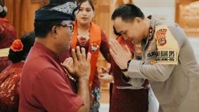 Minggu Kasih, Kapolda Bali Sapa Jemaat GKPB Kristus Kasih Denpasar
