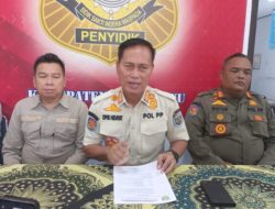 Satpol PP Indramayu  Klarifikasi Barang Bukti Mihol  Palsu Berasal Dari Agen