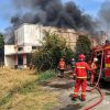 Bekas Kantor BPR Indramayu Di  Jalan Siliwangi Terbakar Api Berhasil Dipadamkan Damkar 