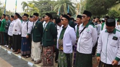 Kapolres Pelabuhan Tanjung Priok Hadiri Apel Hari Santri Nasional 2026 di Jakarta Utara, Perkuat Sinergi Ulama dan Umara