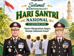 Polda Banten Ucapkan Selamat Hari Santri Nasional 2026, Santri Menguatkan Negeri Menuju Indonesia Emas