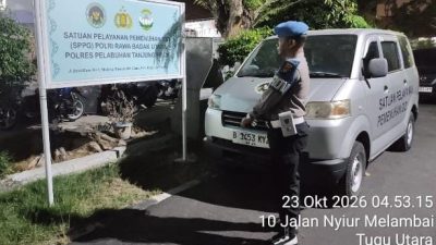 Sipropam Polres Pelabuhan Tanjung Priok Lakukan Pengawasan SPPG Rawa Badak Utara 04, Pastikan Keamanan dan Kelayakan Makanan