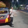 Cegah Balapan Liar, Kanit Samapta Polsek Rangkasbitung Polres Lebak Patroli Bluelight