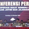 Operasi Sikat Semeru 2026 : Polda Jatim Amankan 1.212 Tersangka dari 1.345 Kasus Kriminal