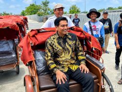 Bantuan Presiden 220 Unik Becak Listik Di berikan Pada Tukang Becak Di indramayu