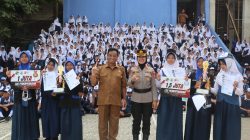 Kapolres Lebak Kunjungi SMPN 1 Rangkasbitung, Ajak Pelajar Jauhi Narkoba dan Kenakalan Remaja