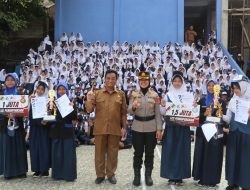 Kapolres Lebak Kunjungi SMPN 1 Rangkasbitung, Ajak Pelajar Jauhi Narkoba dan Kenakalan Remaja