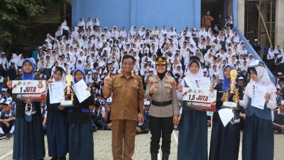 Kapolres Lebak Kunjungi SMPN 1 Rangkasbitung, Ajak Pelajar Jauhi Narkoba dan Kenakalan Remaja
