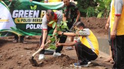 Dukung Program Quick Wins Kapolri, Polres Lebak Gelar Green Policing dengan Penanaman Pohon di Rangkasbitung