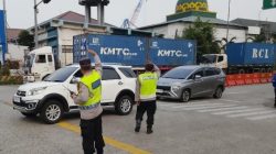Polres Pelabuhan Tanjung Priok Gelar Pengaturan Lalu Lintas Pagi Hari, Pastikan Aktivitas Masyarakat Berjalan Lancar dan Aman